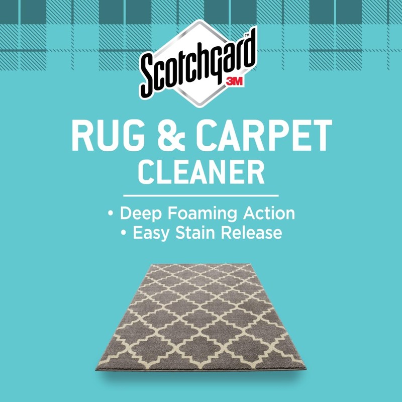 Scotchgard Rug & Carpet Cleaner, Fabric Cleaner Blocks Stains, Cleaning