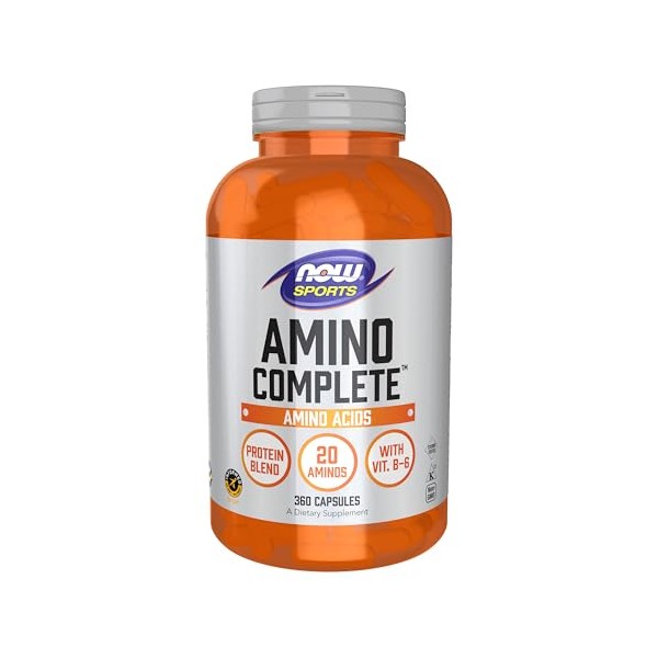 NOW Foods NOW Sports Nutrition, Amino CompleteTM with Vitamin B-6,