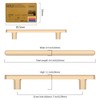 Amerdeco 10 Pack Brushed Brass Cabinet Pulls 5 Inch(128mm) Hole