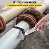 VEVOR 24 Inch Pipe Chain Wrench Heavy Duty 6.7 Inch