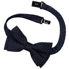 Retreez Check Textured Woven PRE-TIED Boy 's de microfibra lazo - varios colores, Azul marino