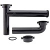 RecPro RV Kitchen Sink Drain Assembly | For Double Bowl