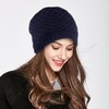LYQQY Knitted Hat for Ponytail, 2 Pieces Women's Girls Hat