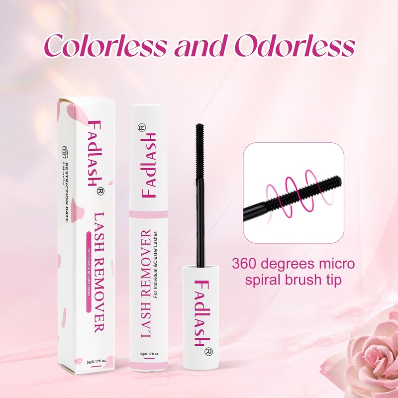 FADLASH Lash Glue Remover for Lash Extensions Eyelash Remover for