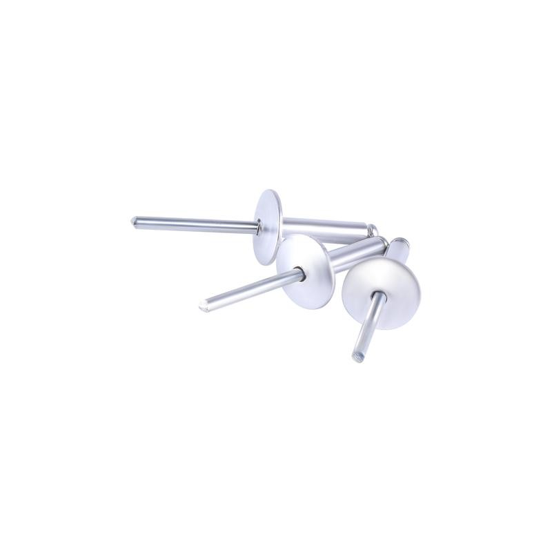 Large Flange Blind Rivets, Aluminum,Flange Diameter 3/16" (4.8mm) Pop Rivets