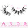 Manga Lashes Clear Band Natural Lashes Wispy Asian 12mm 3D