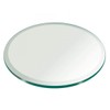 Fab Glass and Mirror 21" Inch Polish Round Glass Table