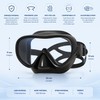 Kids Full-Vision Swim Mask for Pool Practice – Anti-Fog Polycarbonate