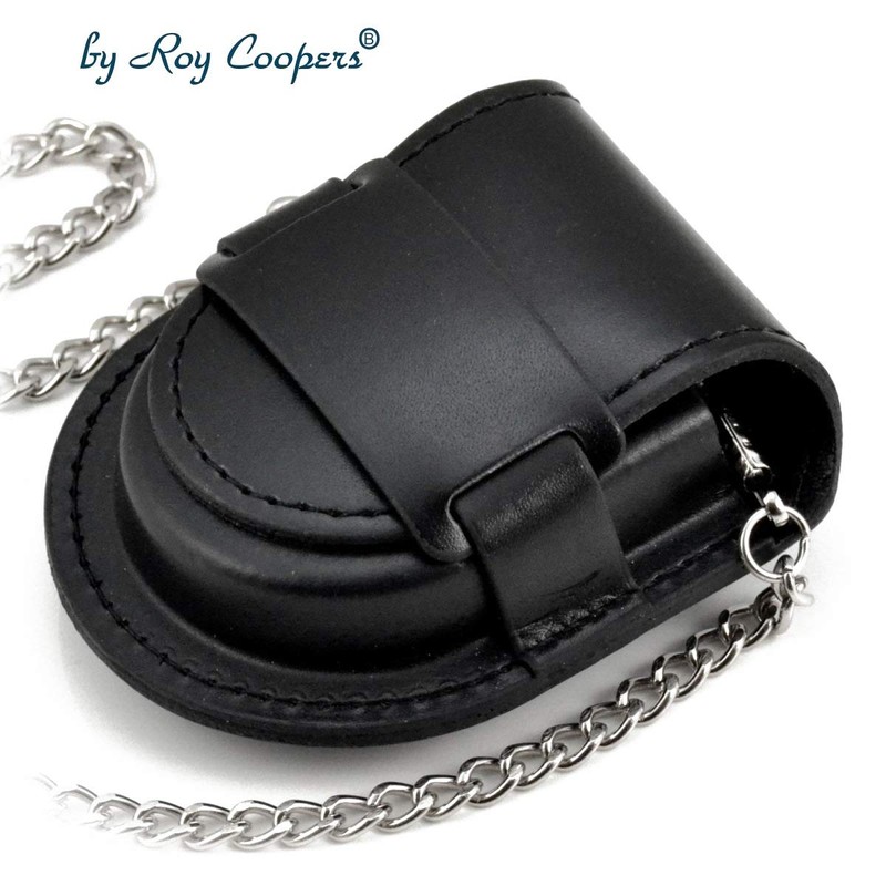 Roy Coopers Case for pocket watches KROSS black - belt