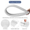2 PACK Double Under Door Draught Excluder, 37.8 inch Door