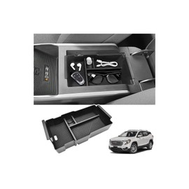 GZSH Center Console Organizer Compatible with 2025 2026 GMC Terrain (Elevation/AT4/Denali) |Easy to Install| |Add Extra Space| Armrest Storage Box Middle Console Tray GMC Terrain Interior Accessories