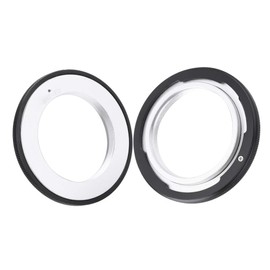 Alloy Lens Mount Adapter Ring - M42-FD M42 Screw Lens for FD F-1 A-1 T60 Film Camera Adapter(Black)