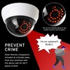 MaximalPower Fake CCTV Security Dummy Dome Camera with Red LED
