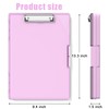 Hongri Clipboard with Storage, PalePink 8.5 x 11 Folder Nursing