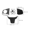 Carbon Fiber Steering Wheel Button Switch Panel Trim Cover Fits