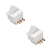Heyiarbeit Refrigerator Door Light Switch 3Pin Universal Replacement LTK-17 Momentary