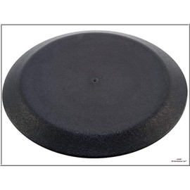 1/2 0.5 inch Flush Mount Black Plastic Body and Sheet Metal Hole Plug Qty 25 by Caplugs