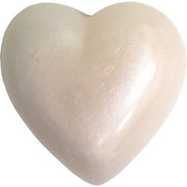 Eclectic Lady Heart Soap, Wild Peach Poppies, Pearl, 3 oz Bar