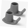SUPVOX 2Pcs Anti-Slip Walker Ski Glides Heavy Duty Replacement Sliders