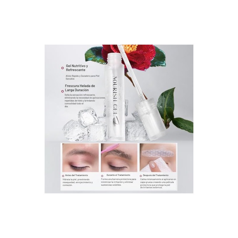 Ymiko Kit Profesional Permanente de Pestañas Doble Efecto Camelia