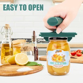 Effortless Arthritis Jar Opener, Labour-Saving Can Opener, Stainless Steel Jar Opener, Screw Lid Opener, Can Opener for Seniors, Arthritis Friendly Can Opener for Family, Picnic, Business