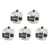 5 Pcs Clicker Counter 4 Digit Metal Case Accurate Hand