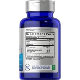 Aceite de Krill Horbäach Omega-3 2000mg 60 Cápsulas con Astaxantina