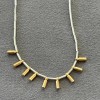 Unbranded Minimalist Two Tone Necklace Dainty Modernist Choker Geometric Korea
