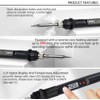 YVXUN Electronics Soldering Iron Kit, 80W Adjustable Temperature Welding Tool