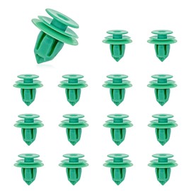 GolTHd 15PCS Door Panel & Interior Trim Retainer Clip, Compatible with Accord CR-V CR-Z Civic Pilot Odyssey, Nylon Retainer Clips Car Trim Panel Clips Replaces 91560SZW003 (Green)