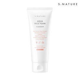 S-Nature 에스네이처 아쿠아 라이스 약산성 클렌징폼 160ml ESNATURE Aqua Rice Mildly Acidic Cleansing Foam 160ml