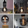 Lxcom Lighting LED Decorative Edison Bulb 6W G25/G80 Globe Light