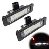 NOTISH 2Pcs LED License Plate Light Lamps 6000K White -