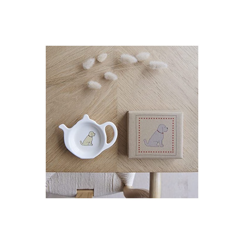 Apricot Cockapoo/Labradoodle Teabag Dish