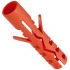 Mungo Wall Plugs, Nylon, 14 x 70 mm Orange Pack