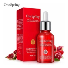 One Spring Sérum Facial de Granada, Hidratante y Nutritivo Antiarrugas, Todo Tipo de Piel