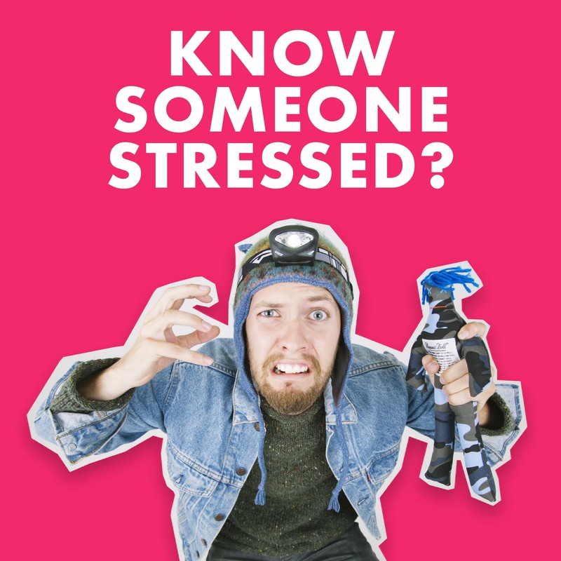 Dammit Doll - Funny Stress Relief Gag Gift, Random Color