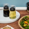 Juvale Glass Oil & Vinegar Dispenser Set - Leak-Proof No-Drip