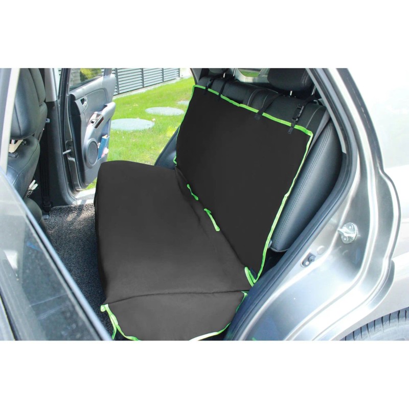 Rolmih Back Seat Safety Cover Black Mess Free Car Pet
