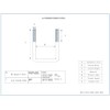 U Bolt Square M8 Thread 60mm Inner Width x 100mm