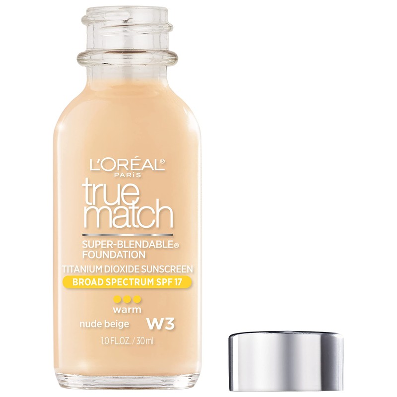 L'Oreal Paris Makeup True Match Super-Blendable Liquid Foundation, Nude Beige
