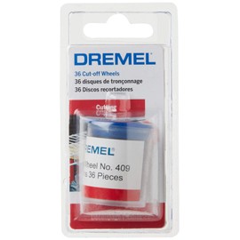 Dremel 409 Cut-Off Wheel, 15/16" (23.8 mm) Diameter, .025” (0.6mm) disc Thickness, Cutting Rotary Tool Accessory (36 Pieces)