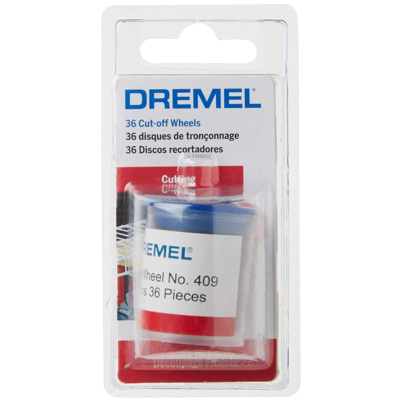 Dremel 409 Cut-Off Wheel, 15/16" (23.8 mm) Diameter, .025” (0.6mm)