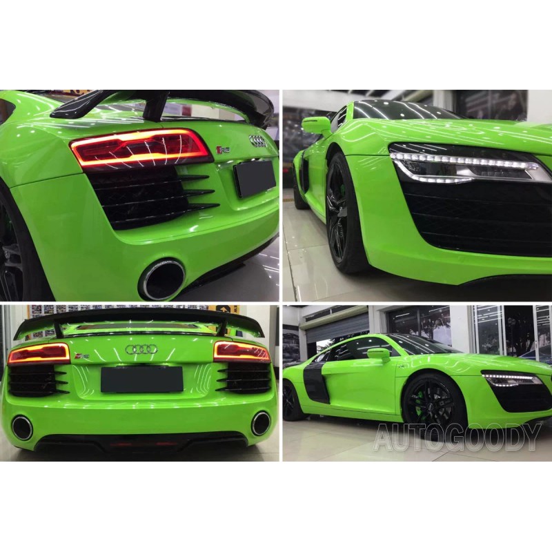 AUTOGOODY 108" x 60" Super Gloss Green Vinyl Film Wrap