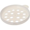 Carlisle FoodService Products Plastic Parsley Dredge Lid, 3.12 Inches, Translucent