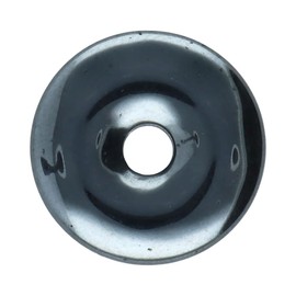 Vives Cortada Hematite Donut (For Pendants) Small, Iron