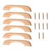 DOITOOL Pack of 10 Furniture Handles Kitchen Drawer Handles Wooden