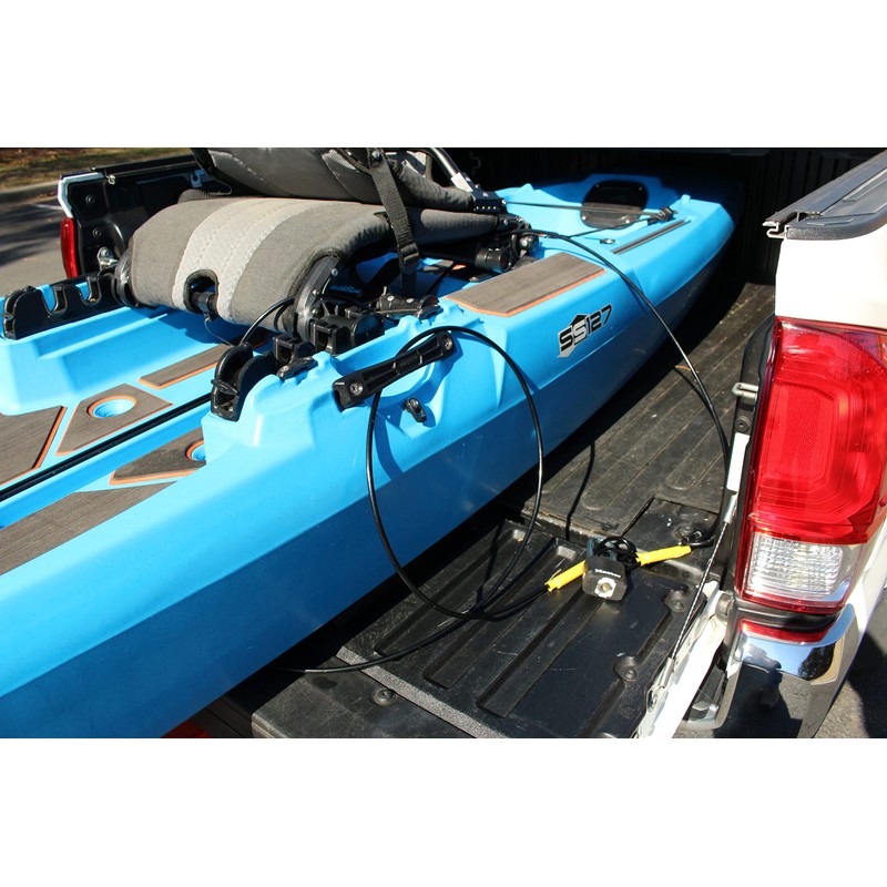 Suspenz Kayak Multi-Purpose Locking Cable, 10 Ft Long Flexible Steel,