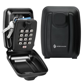 Double Dragon 12-digit Combination Key Safe | Police-approved Wall-mount Lock Box | Weatherproof & Heavy-duty | Large Capacity For Keys & Access Cards | Outdoor Security Lockbox For Home & Business