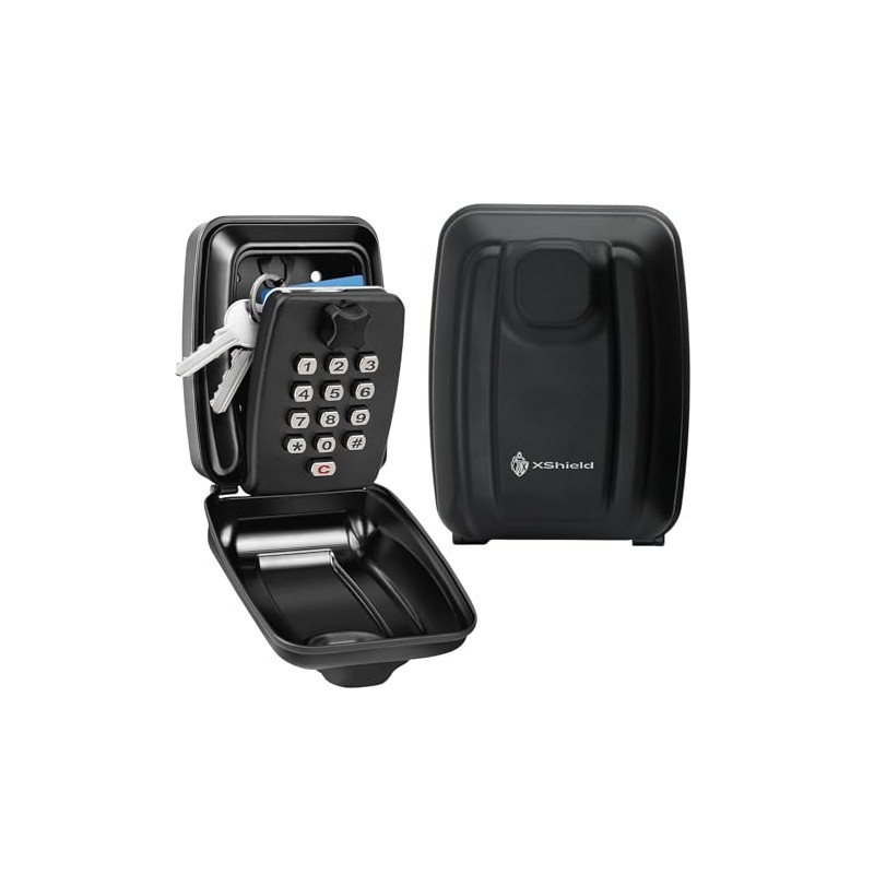 Double Dragon 12-digit Combination Key Safe | Police-approved Wall-mount Lock